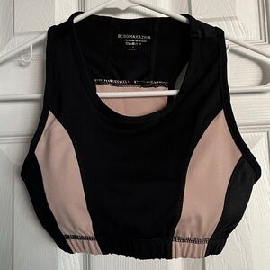 BCBGMaxAzria Black Sport Bra Size S.  VERY GOOD